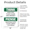Signmission Safety Culture Sign, 18 in Width, Plastic, Rectangle, Bilingual OS-2PACK-TS-P-1824-L-11839 - alternate 2